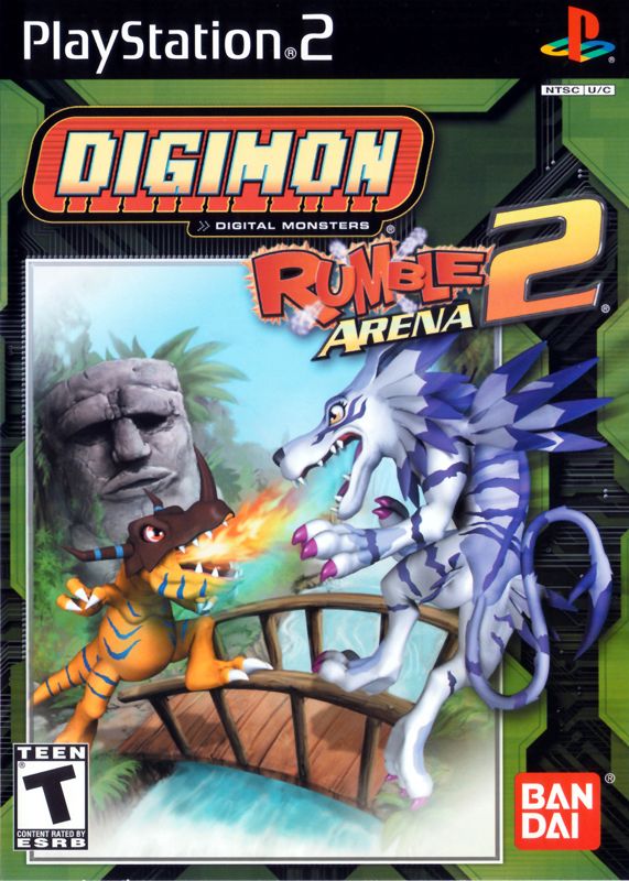 Digimon Rumble Arena 2 box art for Playstation 2